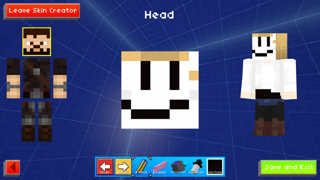 Painting a custom skin in the Skin Creator